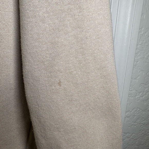 Disney Winnie the Pooh Hoodie Tan Crochet Patch Face Size Large - Picture 10 of 13